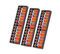 CVUTOVO 3pcs Portable Abacus Multi Function Arithmetic for Compact for School and Home Enhances Mental Calculation Skills and Brain Development