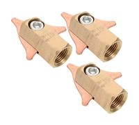 CVUTOVO 3pcs Spot Welder Machine Chuck Auto Dent Chuck for Spot Welder Tasks Quick Installation Wear Resistant Copper Components Automotive Sheet Metal Repair Kit