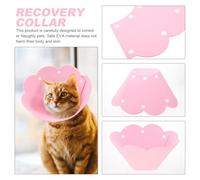 CVUTOVO 3Pcs Sunflower EVA Collar for Cats, Lightweight Anti-Licking Neck, Small Size Pet Protective Collar for Post-Surgery and Bite Prevention