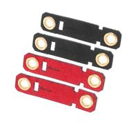 CVUTOVO 4PCS Adjustable Velvet Bird Foot Rings with Anti-lost Buckle Parrot Harness Leash Comfortable Pigeon Leg Bands for Bird Owners Secure Fit