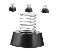 CVUTOVO 4Pcs Car Dashboard Doll Head Spring Base Flexible Swinging Shaking Spring Replacement for Vibrant Bobble Head Decorations