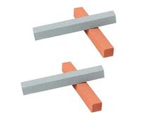 CVUTOVO 4pcs Guitar Bridge Grinding Stones Sanding Tool Set for Guitar and Bass Repair with Red and Green Files for Diy Musical Instrument Care