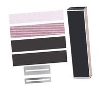 CVUTOVO 4pcs Guitar Fret Leveling Kit with Sandpaper Sanding Beam Fingerboard Protectors for Bass Ukulele Stringed Instruments Lightweight Ergonomic Design for Beginners and Professionals