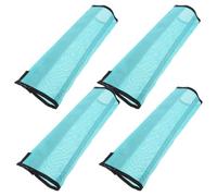 CVUTOVO 4pcs Mesh Fly Boots for Horses Lightweight Breathable Horse Leg Mosquito Covers Protective Wraps Reduces Leg Fatigue Suitable for Riding Training Pasture Use