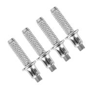 CVUTOVO 4pcs Metal Hiking Pole Tips Replacement for Secure Installation and Enhanced Safety Trekking Protectors with Extra Traction for Hiking and Walking Sticks