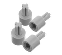 CVUTOVO 4pcs Motor Adapter for Cross Shaft Coupling Compatible Car Wheel Connectors for Robotics Projects Versatile DIY Accessories for Smart Vehicle Creations