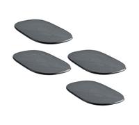 CVUTOVO 4pcs Non-slip Car Dashboard Mat Sticky Silicone Pad for Mobile Phones, Keys, Coins Holder, Heat Resistant Anti-slip Car Dash Mat Accessories