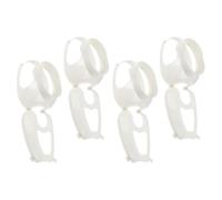 CVUTOVO 4pcs Plastic Pigeon Injection Holder for Feeding and Medicine Application, Quick and Portable Bird Fixing Stand for Daily Management and Observation
