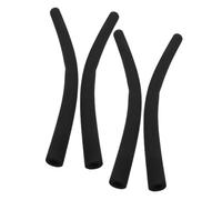 CVUTOVO 4pcs Stroller Handle Sponge Covers Black Foam Handlebar Cushion for Pushchairs Cribs with Comfortable Non-Slip Grip and Hand Protection Easy to Clean Replacement Accessory