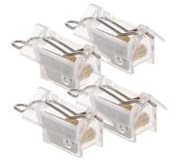 CVUTOVO 4pcs Venetian Blind Cord Locks Hardware Accessories Easy Install Cord Lock Mechanism for Window Blinds and Practical Curtain Parts