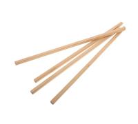 CVUTOVO 4pcs Wooden Mahjong Pusher Sticks Bamboo American Mahjong Rack Ergonomic Design Mini Taiwanese Tiles Holder for Family and Professional Tournament Use