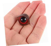 CVUTOVO 50pcs Plastic Doll Eyes with Double Eyelid Design for Crochet Crafts Safe Soft Material Realistic Kawaii Safety Eyes for Stuffed Animals Plush Dolls DIY Halloween Decorations