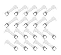 CVUTOVO 50pcs Portable Air Pump Swing Bracket for Tank Oxygen Pump Arms, Stainless Steel with Thickened Metal Connecting Arm and Precision Axle Holes, Stable Air Flow and Enhanced