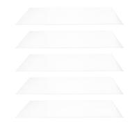 CVUTOVO 5pcs Abrasive Cabinet Lens Covers Made of Sturdy Pet Material, Easy Replacement Sandblast Cabinet Lens Protector for Workspace Use, Defends against Wear and Ensures Visibility