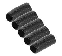 CVUTOVO 5pcs Violin and Cello Bow Grip Rubber Sleeve Set, Music Instrument Accessories for Student Posture Correction, Sturdy Violin Bow Grip Parts for Practice and Performance