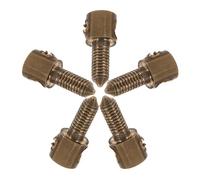 CVUTOVO 5pcs Violin Cello Bow Frog Screw Metal String Adjustment Screws for Precise Tension Control Stable Connection and Enhanced Sound Dynamics Musical Instrument Accessories