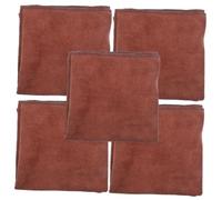 CVUTOVO 5pcs Washable Guinea Pig Bedding Mats Soft Reusable Sleeping Pads 30x40cm Coffee Colour Small Animal Cage Cushions for Guinea Pigs and Hamsters