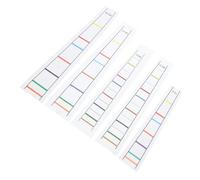 CVUTOVO 5sheets Cello Stickers Fretboard Decals Music Note Stickers Cello Tone Markers Reusable Lightweight for Learning