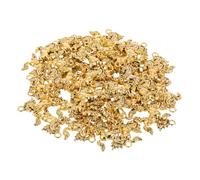 CVUTOVO 60pcs Zodiac Horse Pendant Charms Feng Shui Ornament for Jewelry Making DIY Bracelet Craft Supplies Elegant Golden Aesthetic Luck
