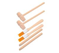CVUTOVO 6pcs Gemstone Digging Kit Archaeology Tools for Wood Hammer Brush Educational Stem for Boys Enhance Motor Skills Critical Thinking
