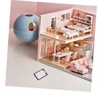 CVUTOVO 6pcs Mini Supplies for Decor Doll House Doll Paper Clipboard Mini School Things Miniature Writing Board Clipboard Cute Alloy