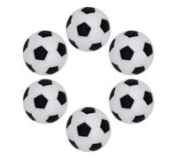 CVUTOVO 6pcs Mini Table Soccer Balls Replacement Balls for Desk Foosball Games for Adult Tabletop Play Vibrant Design Table Game Supplies