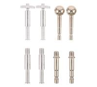CVUTOVO 6pcs Quadcast Stand Adapter: Boom Arm Mount Hardware for Microphone Desk Stand Studio - 1/4" to 3/8" for Repairing Boom Arm