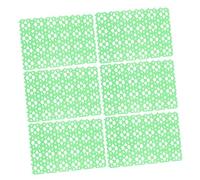 CVUTOVO 6pcs Wearable Washable Pet Cage Pads Rabbit Foot Mats for Cats Dogs Hamsters