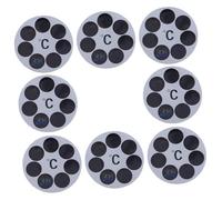 CVUTOVO 8pcs Baby Bath Temperature Sticker LCD Color Change Adhesive Round Labels for Accurate Bath Water Temperature Measurement 30~42℃ Suitable for Bathtubs and Shower Safety