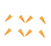 CVUTOVO 8pcs Carrot Nose Props for Snowman Witch Costumes for DIY Craft Projects Holiday Decorations Themed Events Playful Comfortable Wear for Halloween Carnival Fun