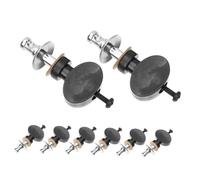 CVUTOVO 8pcs Ukulele Tuning Pegs Professional Metal Replacement String with Anti-slip Small Round Handles Fit for Beginners and Advanced Players and Reliable Performance