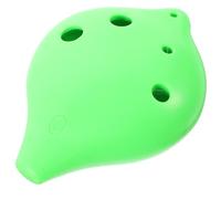 CVUTOVO Ac Resin Ocarina Small Music Instrument for Beginners Portable and Lightweight Suitable for Adults Simple Design in Green