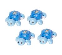 CVUTOVO Adorable Winding-up Tortoise Toy for Kids Cute Cartoon Design Interactive Head and Tail Movement for Learning and Playtime for Toddlers and Children Random Color