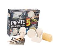 CVUTOVO Archaeology Digging Set for Pirate Style Educational Simulation Kit DIY Puzzle Plaything for Boys Enhances Hands Skills Imagination