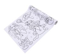 CVUTOVO Art Paper Roll for Drawing and Painting Reusable Sticky DIY Wall Poster for Creativity Smooth Surface for Crayons Markers Watercolor for Hand-Eye Coordination and Early Education