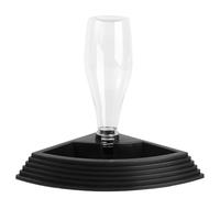 CVUTOVO Automatic Reptile Drinking Fountain Bowl for Turtles and Lizards, Black Pet Water Dispenser Feeder Suitable for Terrariums and Reptile Enclosures