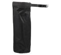 CVUTOVO Black Drum Stick Holder Storage Barrel 35x20x5cm Oxford Cloth Steel Drumstick Bucket with Firm Fixing Protects Drum Sticks for Outing Performances