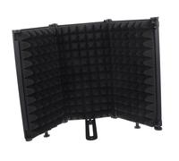 CVUTOVO Blowout Net and Wind Screen Foldable Iron Design Microphone Pops Filter Sponge for Studio Recording Noise Reduction Mic Cover