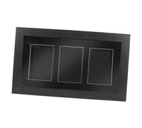 CVUTOVO Booster Box Collector Display Case with Elegant Fibreboard Construction, Featuring A Spacesaving Design and Suitable for 35-360pt Card Bricks, as A Card Holder Display for Wall
