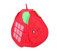 CVUTOVO Boy Girl's Strawberry Play Tent Foldable Indoor Castle for Boys and Girls Fun Game House Spacious Design for Imaginative Play and Creativity Development Suitable for Ages