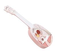 CVUTOVO Boys and Girls Mini Guitar Toy Musical Instrument Simulation Ukulele for Early Education Plaything Left Handed Ukulele Toy for Childrens
