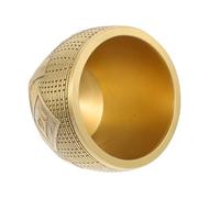 CVUTOVO Brass Feng Shui Ornament for Desktop with Sturdy and Stable Design Featuring Ashtray and Incense Burner Functionality, Golden Decorative Bowl Decor for Home and Office