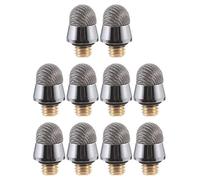CVUTOVO Capacitive Stylus Pen Tips Replacement 10pcs with Conductive Fiber and Metal Material Universal Styluses Tips for Smooth Drawing and Easy Replacement on Touch Screen Devices