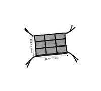 CVUTOVO Car Ceiling Storage Bag Double Mesh Roof Organizer Strong Cargo Net for Car Trunk Storage Breathable Mesh Pocket for Umbrellas Bottles Phones Durable Multi Use