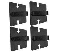 CVUTOVO Car Microphone Holder 4pcs Set, Mic Clip Hooks Compatible with Ic-2720h Ic-2820h Tm241 Dr635, Radio Accessories for Vehicle Use and Communication Equipment