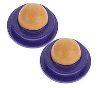 CVUTOVO Catnip Treat Balls for Kittens 2pcs Nutritious Lickable Snack Toys Hairball Control Indoor Cat Snacks