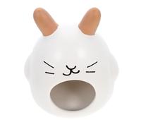 CVUTOVO Ceramic Hamster House Cooling Hideout for Pets Comfortable Resting Place for Hamsters and Dwarf Gerbils Durable and No Odor Ceramic Design Summer Cabin