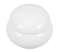 CVUTOVO Ceramic Pet Cremation Urn Small Memorial Ashes Container for Dog Cat Keepsake Portable Compact Dog Ashes Urn White Smooth Surface for Sympathy Pets Funeral Cremation