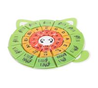 CVUTOVO Circle of Fifths Piano Notes Flashcards with Rhythm Notation Cards for Beginners and Elementary Students Interactive Music Theory Puzzle Teaching Aid for Hand Eye Coordination and