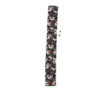 CVUTOVO Cotton Flute Storage Bag Adjustable Dust Protection Case for Electric Blowpipe Compact Design with Traditional Chinese Patterns Lightweight and Durable Music Instrument Holder